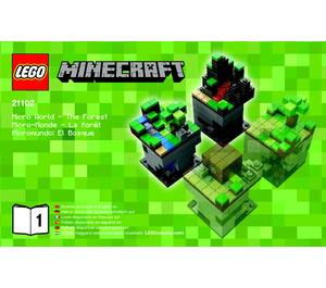 LEGO Minecraft Micro World - The Forest Set 21102 Instructions