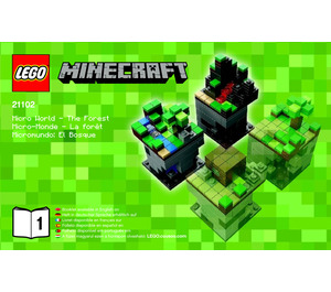 LEGO Minecraft Micro World - The Forest 21102 Byggeinstruksjoner