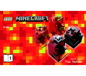 LEGO Minecraft Micro World: The Nether Set 21106 Instructions