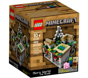 LEGO Minecraft Micro World: The Village Set 21105 Packaging