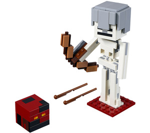 LEGO Minecraft Skeleton BigFig with Magma Cube 21150