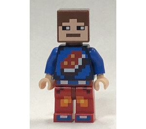 LEGO Minecraft Skin with Porkchop Shirt Minifigure