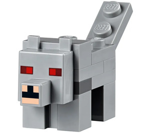 LEGO Minecraft Wolf - Les yeux rouges
