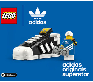 LEGO Mini Adidas Originals Superstar 40486 Instrukce