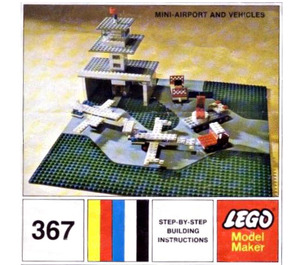 LEGO Mini Airport and Vehicle Set 367-2 Instructions