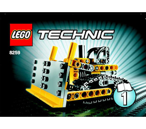 LEGO Mini Bulldozer 8259 Anleitungen