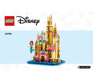 LEGO Mini Disney Ariel's Castle 40708 Instruktioner