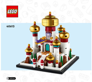 LEGO Mini Disney Palace of Agrabah Set 40613 Instructions
