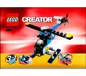 LEGO Mini Helicopter 5864 Instruktioner