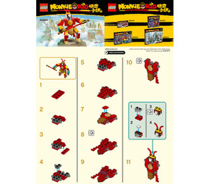 LEGO Mini Monkey King Warrior Mech 30344 Istruzioni