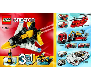 LEGO Mini Skyflyer Set 31001 Instructions
