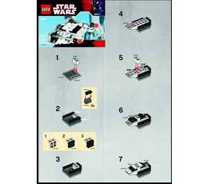 LEGO Mini Snowspeeder Set 8029 Instructions