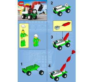 LEGO Mini Tow Truck 6423 Byggeinstruksjoner