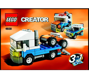 LEGO Mini Vehicles Set 4838 Instructions