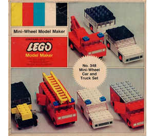 LEGO Mini-Rad Auto und Truck Set 348-2
