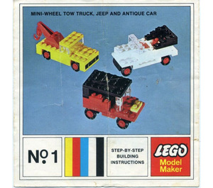 LEGO Mini-Wheel Model Maker No. 1 (Kraft Velveeta) Set 1-10