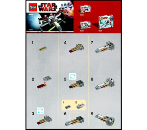 LEGO Mini X-wing 30051 Инструкции