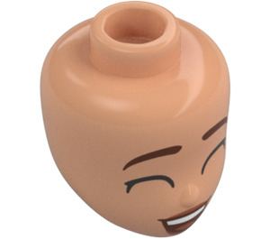 LEGO Minidoll Head with Closed eyes (92198 / 103372)