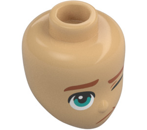 LEGO Minidoll Head with Decoration (92198 / 105955)