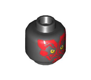 LEGO Minifig Head with Darth Maul (Safety Stud) (83797 / 96707)