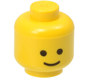 LEGO Minifigura Cabeza con Estándar Mueca (Espiga sólida) (9336 / 55368)