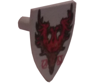 LEGO Minifig Shield Triangular with Durmstrang Stag (3846)