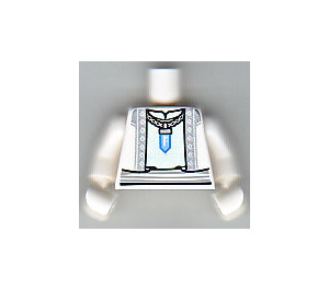 LEGO Minifig Torso Assembly Robe with Crystal Pendant (973)