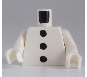 LEGO Minifiguur Torso met 3 Zwart Knoppen (973)