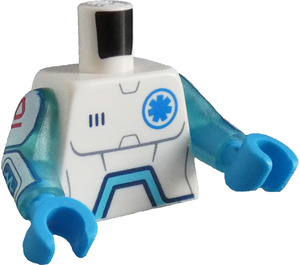 LEGO Minifiguur Torso met EMT Kenteken en Transparant Armen (973)