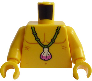 LEGO Minifig Torso with Necklace of Shipwreck Survivor (973)