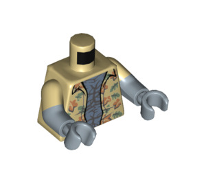 LEGO Minifig Torso with Open Shirt (973 / 79502)