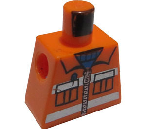LEGO Minifig Torso zonder armen met Bouw worker (973)