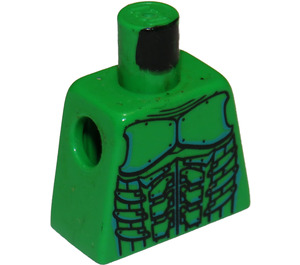LEGO Minifig Torso without Arms with Green Goblin pattern (973)