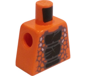 LEGO Minifig Torso uden arme med Snike Scales (973)