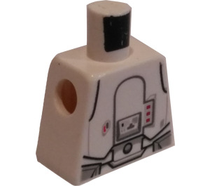 LEGO Minifigur Overkropp uten armer med Snowtrooper Rustning (973)