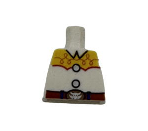 LEGO Minifig Torso without Arms with Western Cowgirl Outfit (973)