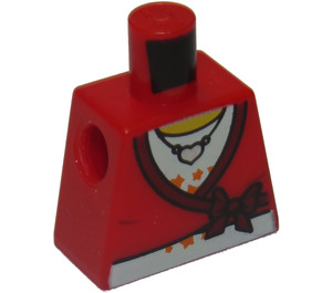 LEGO Minifigurka Tułów bez ramion z Wrap Góra over Biały Koszula (973)