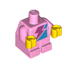 LEGO Minifigure Baby Körper mit Gelb Hände mit Pink Lightning Bolt (25128 / 65691)