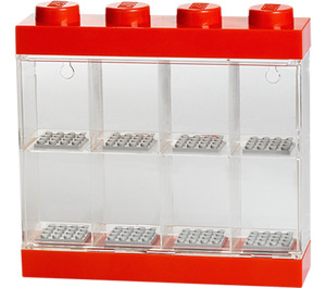 LEGO Minifigure Display Case 8 – Rood (5004890)