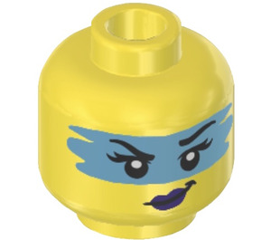 LEGO Minifigure Head with Decoration (Recessed Solid Stud) (3274)