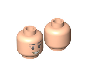 LEGO Minifigure Head with Decoration (Recessed Solid Stud) (3626 / 78247)