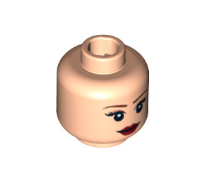 LEGO Minifigure Head with Decoration (Safety Stud) (88564 / 91852)