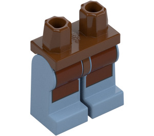 LEGO Minifigure Hips and Legs with Apron and Square Bottom (3815 / 21902)