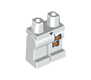 LEGO Minifigure Hips and Legs with Orange Buckles (3815 / 63202)