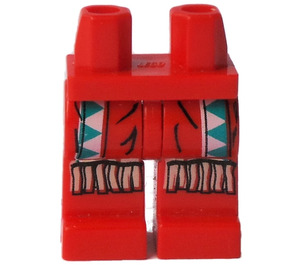 LEGO Minifigure Heupen en benen met Western Indians Triangles (3815)