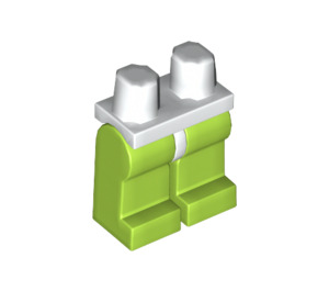 LEGO Minifigure Les hanches avec Lime Jambes (73200)