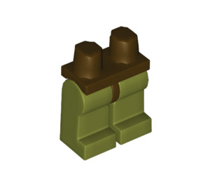 LEGO Minifigure Hüften mit Olive Green Beine (3815 / 73200)