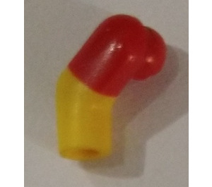LEGO Minifigure Rechtsaf Arm met Geel Onderzijde (3818)