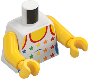 LEGO Minifiguur Torso met Bathing Pak of Tank Top met Sterren (973 / 76382)