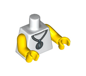 LEGO Minifiguur Torso met Dollar Sign Pendant (973 / 88585)